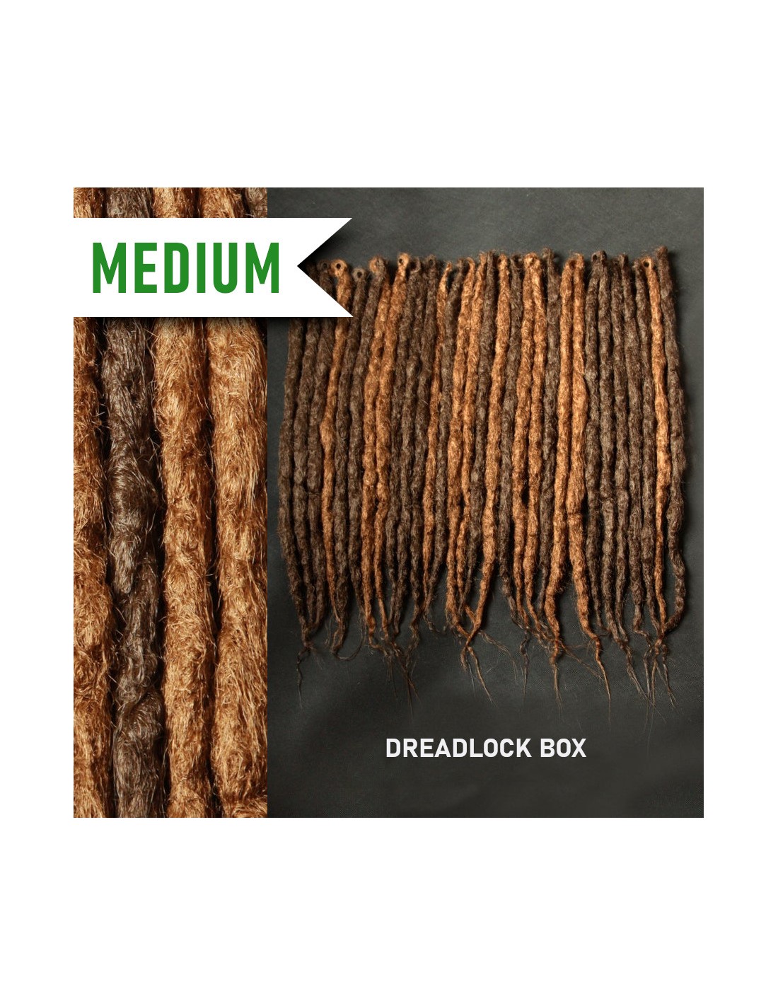 Dreadlock Extension Hand Crocheted - Jack Sparrow Hair 